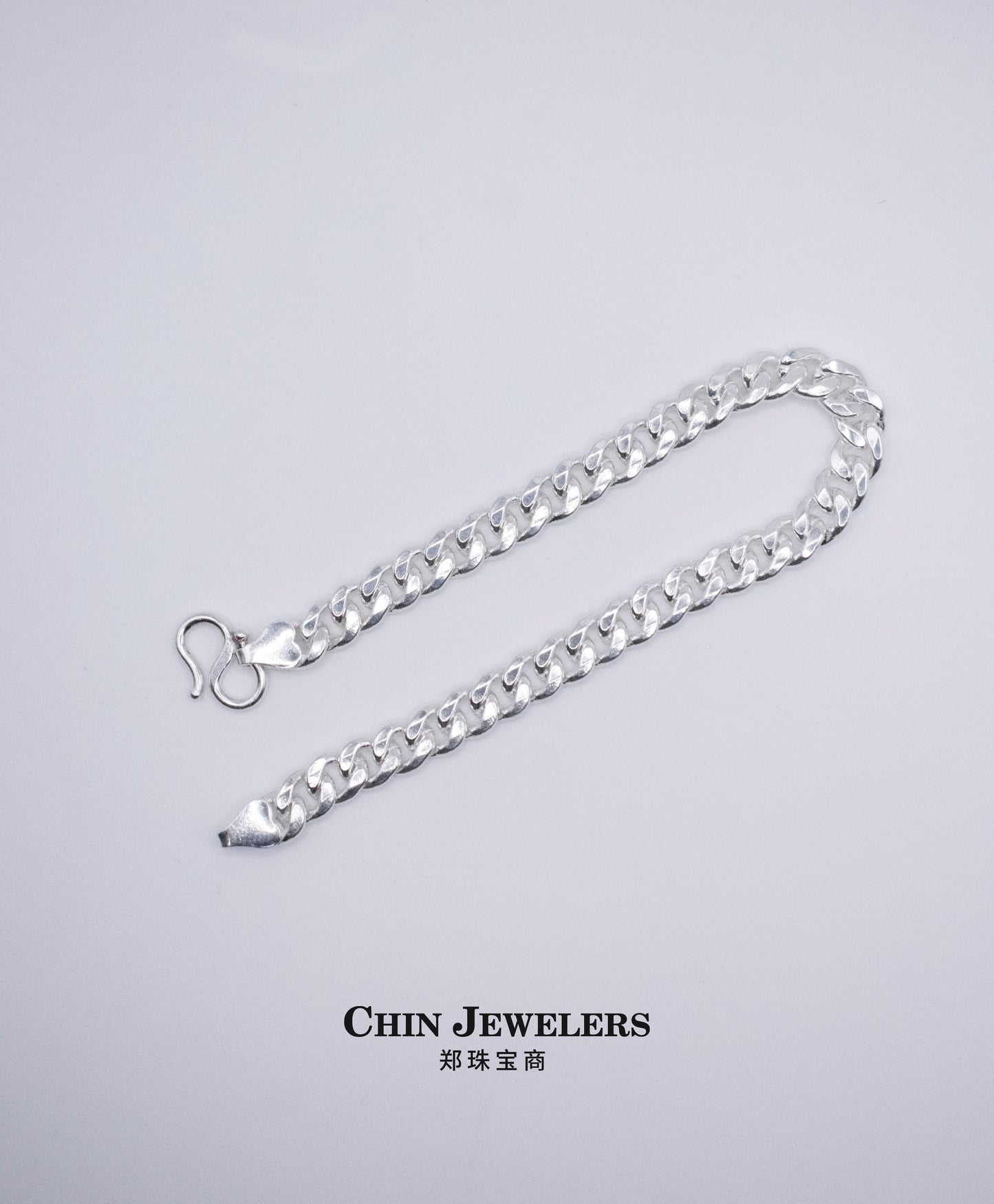 Sterling Silver Cuban-Link Bracelet