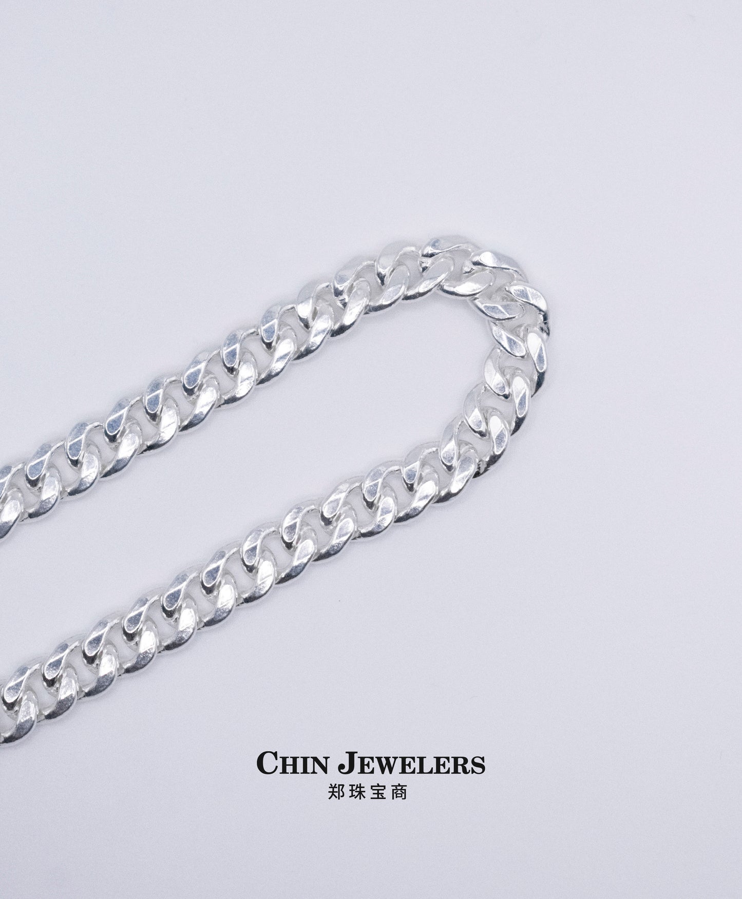 Sterling Silver Cuban-Link Bracelet